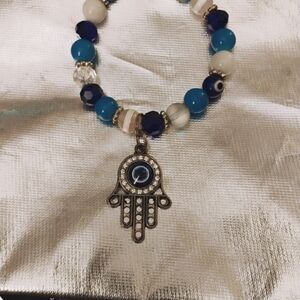 Evil Eye Fatima Hand Bracelet